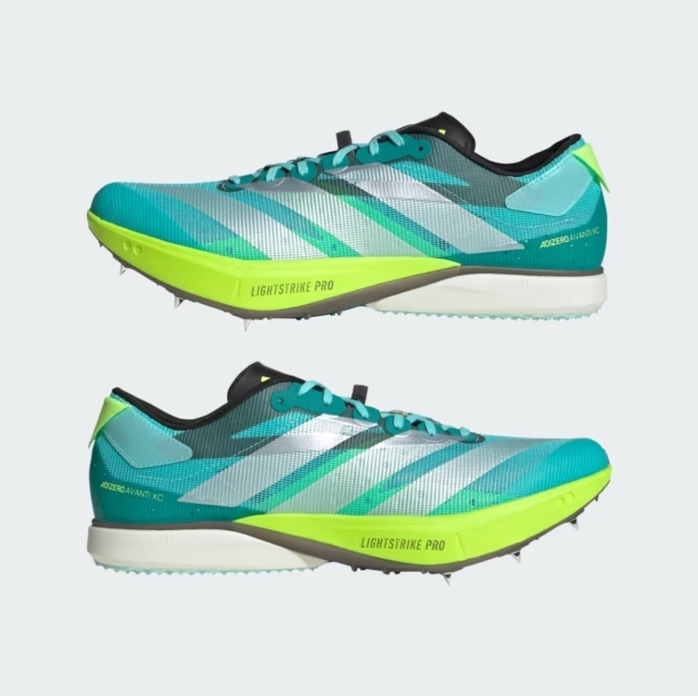 NWOB Adidas Adizero Avanti XC - JR5077 Racing Spikes Aqua Women Shoes